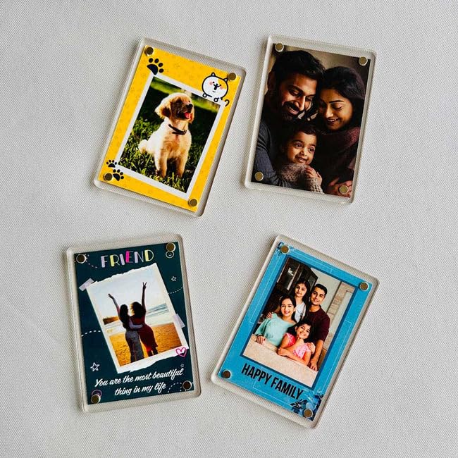 Premium Clear Acrylic Magnet pack of 1