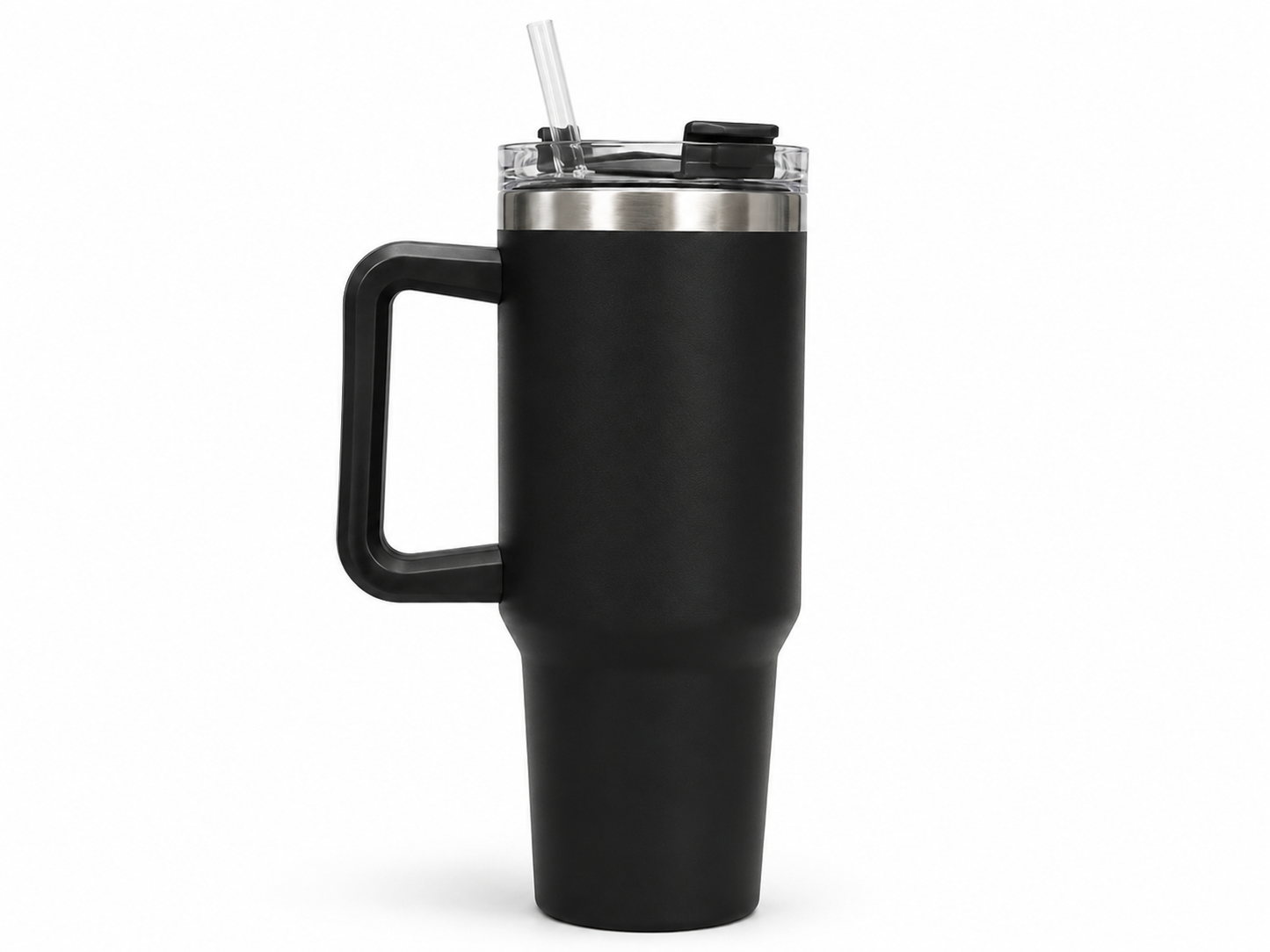 Name Engraved Stainless Steel Tumbler with Handle