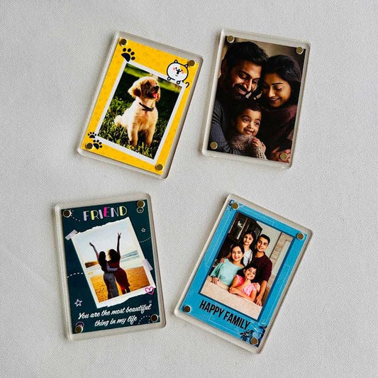 Premium Clear Acrylic Magnet pack of 1