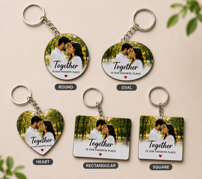 Personalized MDF Keychain