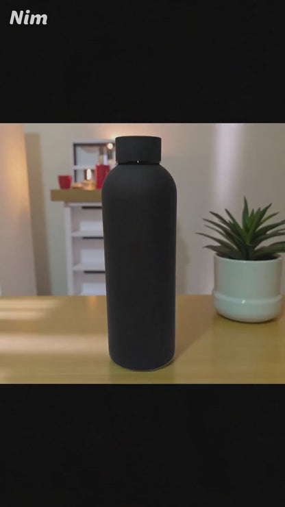Matte Black Water Bottle