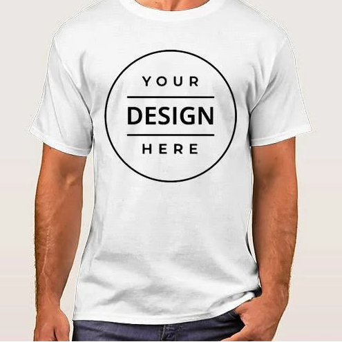 White Polyester T-Shirt